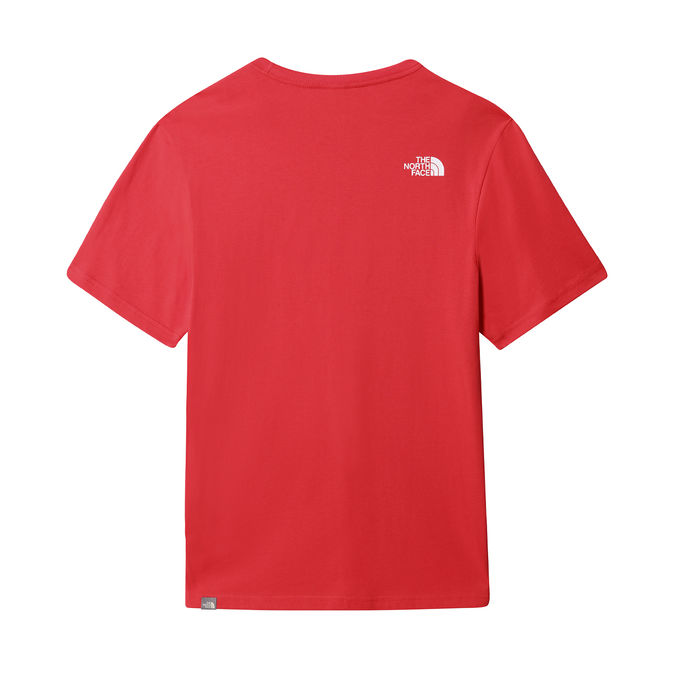 EASY T-SHIRT WITH PRINTED LOGO Man Acid Horizon Red