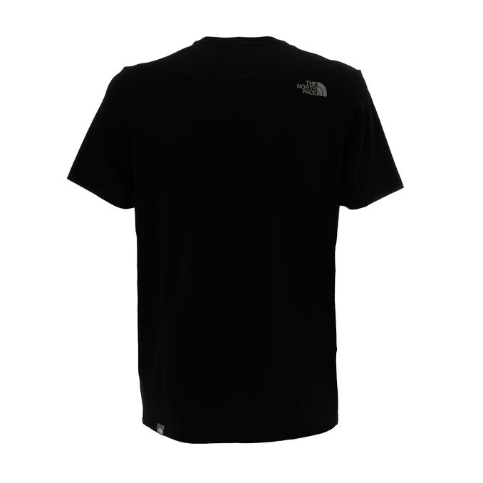 EASY T-SHIRT WITH PRINTED LOGO Man Black