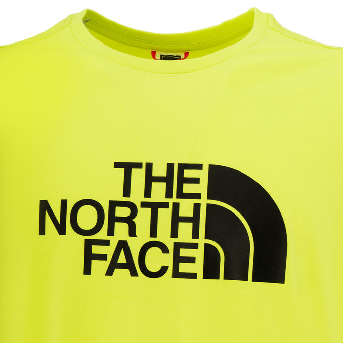 EASY T-SHIRT WITH PRINTED LOGO Man Sulfur Spring Green