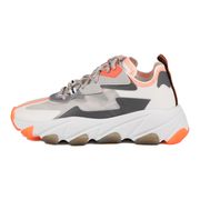 ECLIPSE SNEAKERS IN NYLON WITH SUEDE INSERT Woman Trasparent White Coral ECLIPSE SNEAKERS IN NYLON WITH SUEDE INSERT Woman Trasparent White Coral