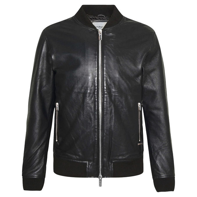 ECO-LEATHER BOMBER