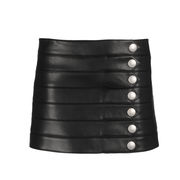 ECO-LEATHER MINI SKIRT ECO-LEATHER MINI SKIRT