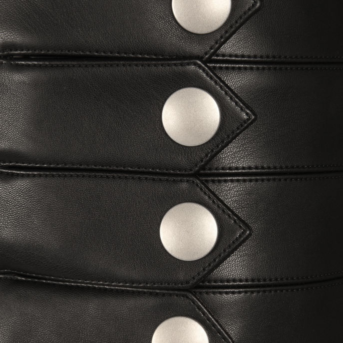 ECO-LEATHER MINI SKIRT