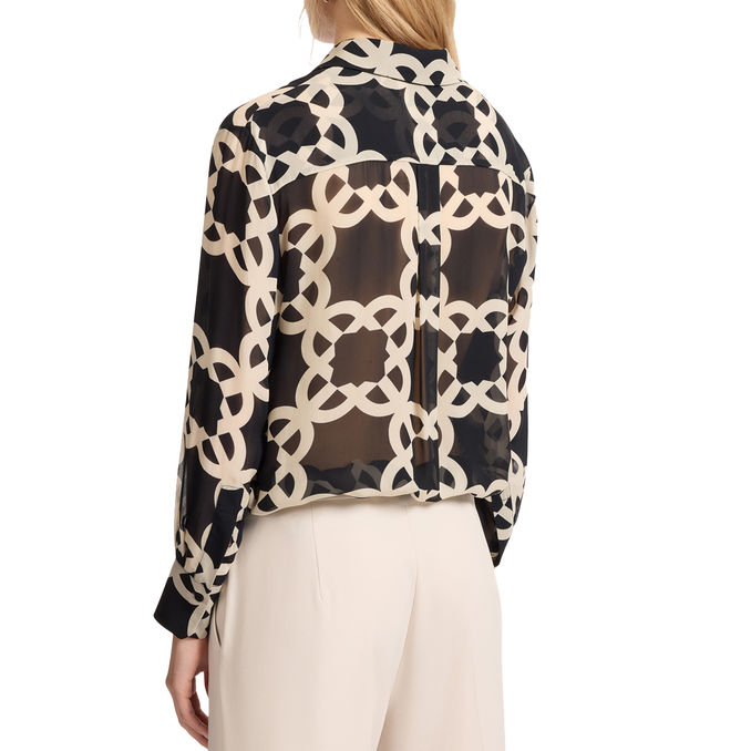 ECOVERO PRINTED GEORGETTE SHIRT