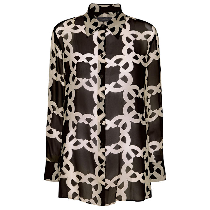 ECOVERO PRINTED GEORGETTE SHIRT