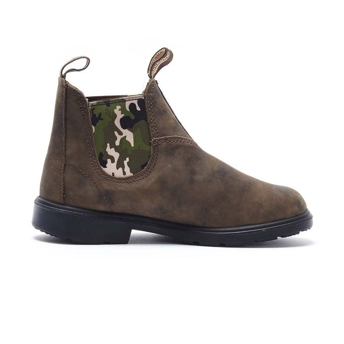 EL SIDE BOOT RUSTIC Kid Brown camouflage