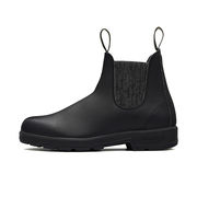 ELASTIC SIDED BOOT Donna Black Silver Glitter ELASTIC SIDED BOOT Donna Black Silver Glitter