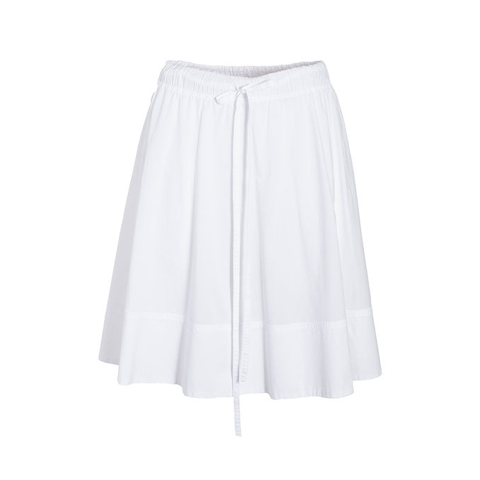 ELASTIC WAIST SKIRT Woman Bianco Ottico
