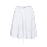 ELASTIC WAIST SKIRT Woman Bianco Ottico ELASTIC WAIST SKIRT Woman Bianco Ottico