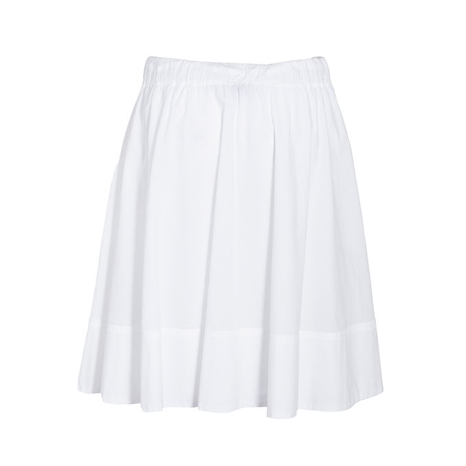 ELASTIC WAIST SKIRT Woman Bianco Ottico
