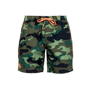 ELASTICIZED MID-WAIST LENGTH SWIMSUIT Man Deep Forest ELASTICIZED MID-WAIST LENGTH SWIMSUIT Man Deep Forest