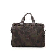 ENEA BRIEFCASE IN CAMOUFLAGE SAIL AND COGNAC LEATHER Man Grey ENEA BRIEFCASE IN CAMOUFLAGE SAIL AND COGNAC LEATHER Man Grey