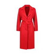 ERMANNA COAT IN WOOL CACHEMIRE AND SILK Woman Red ERMANNA COAT IN WOOL CACHEMIRE AND SILK Woman Red