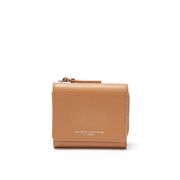 ESSENTIAL SMALL ZIP PEBBLED LEATHER WALLET Woman Camel ESSENTIAL SMALL ZIP PEBBLED LEATHER WALLET Woman Camel