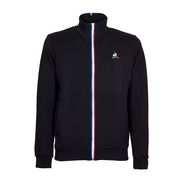 ESSENTIELS FULL ZIP SWEATSHIRT WITH HIGH COLLAR Man Black ESSENTIELS FULL ZIP SWEATSHIRT WITH HIGH COLLAR Man Black