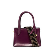 EVA SHINY LEATHER BAG Woman Grape EVA SHINY LEATHER BAG Woman Grape