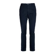 EXTRA SLIM FIT CHINO TROUSERS MICROPATTERNED Man Navy EXTRA SLIM FIT CHINO TROUSERS MICROPATTERNED Man Navy