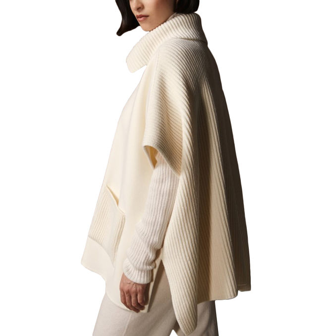 FABRIC AND KNITTED CAPE