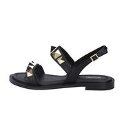 FALT LEATHER WREN SANDAL Woman Black FALT LEATHER WREN SANDAL Woman Black