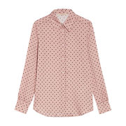 FANTASY SATIN SEERSUKER SHIRT Woman Pink Pois Moro FANTASY SATIN SEERSUKER SHIRT Woman Pink Pois Moro
