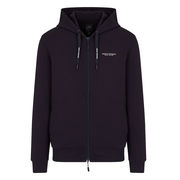 FELPA CON CAPPUCCIO E SCRITTA LOGO PICCOLA Uomo Navy FELPA CON CAPPUCCIO E SCRITTA LOGO PICCOLA Uomo Navy