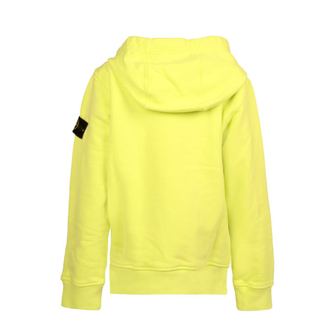 FELPA CON CAPPUCCIO E TASCA MARSUPIO Kids Lemon