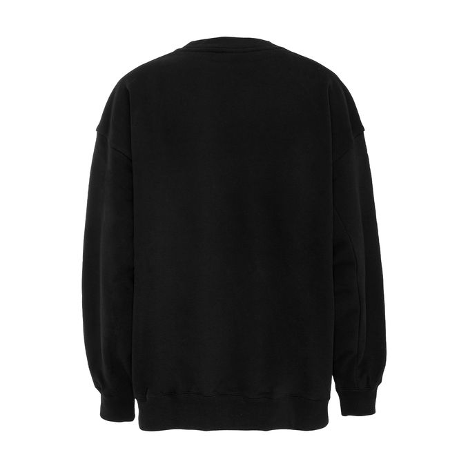 FELPA CREW NECK OVERSIZE Woman Black
