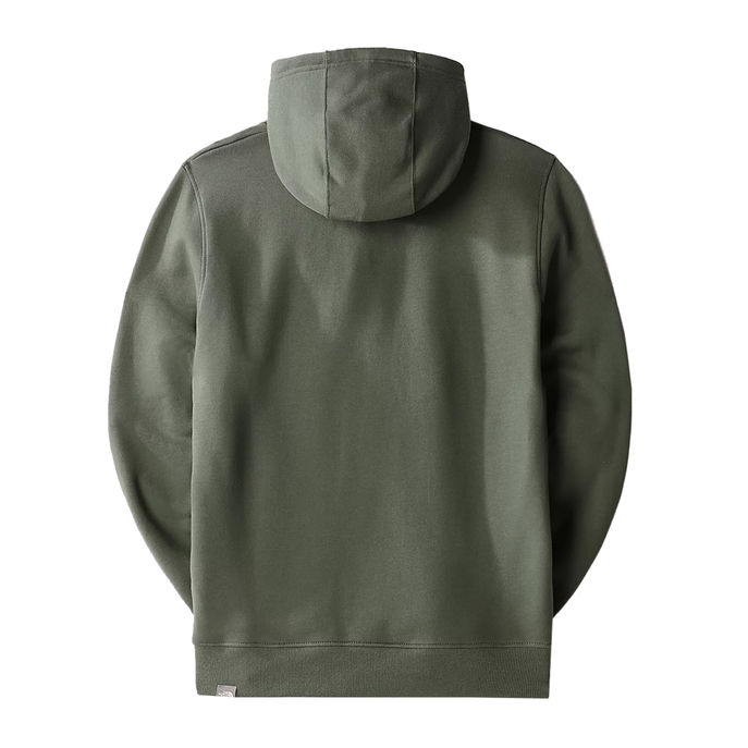 FELPA DREW PEAK CON CAPPUCCIO E LOGO RICAMATO Uomo Thyme/Tnf Black