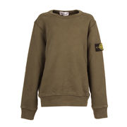 FELPA IN COTONE Kids Olive FELPA IN COTONE Kids Olive