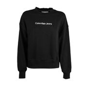 FELPA SHRUNKEN INSTITUTIONAL CREW NECK Donna Nero FELPA SHRUNKEN INSTITUTIONAL CREW NECK Donna Nero