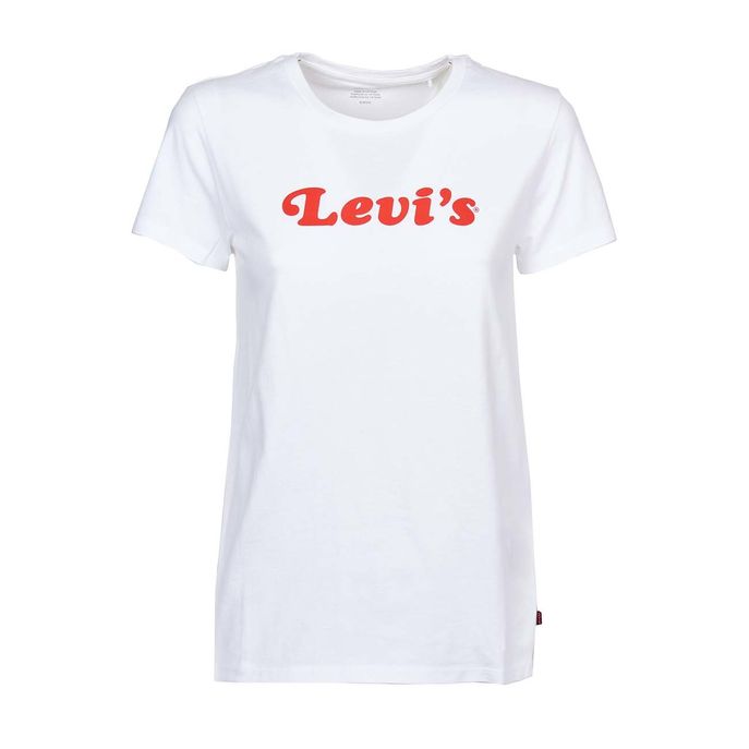 FEMININE LOGO T-SHIRT Woman White Red