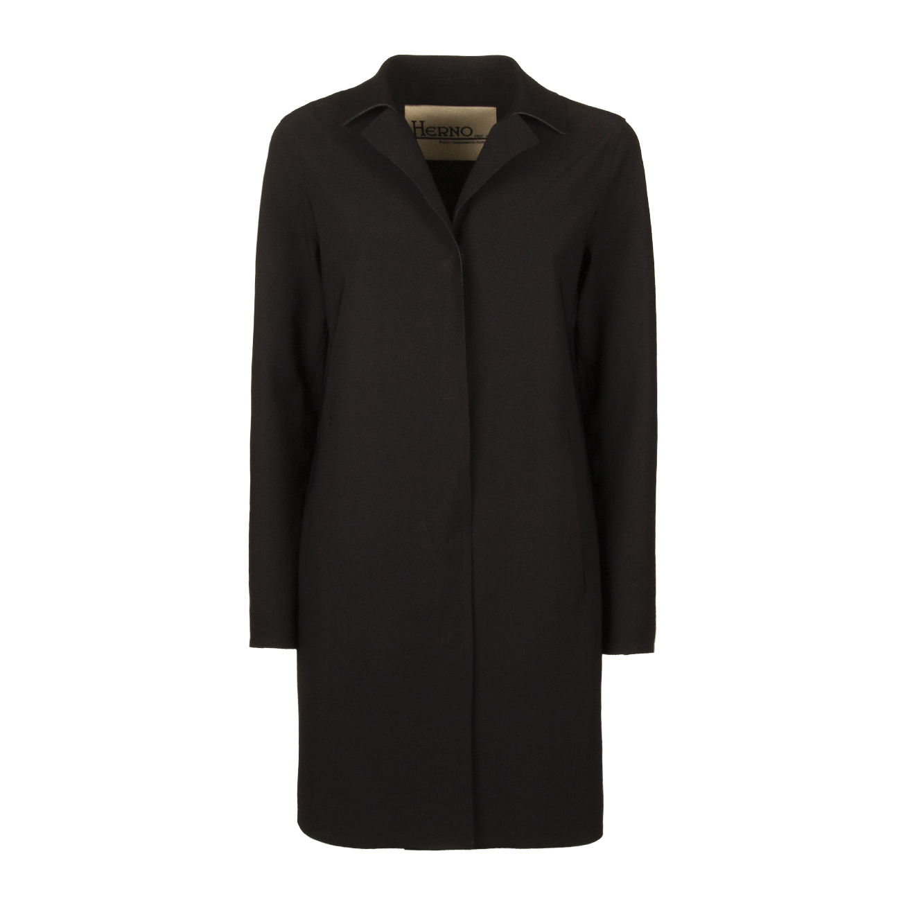 HERNO FIRST ACT TRENCH COAT Woman Black | Mascheroni Store