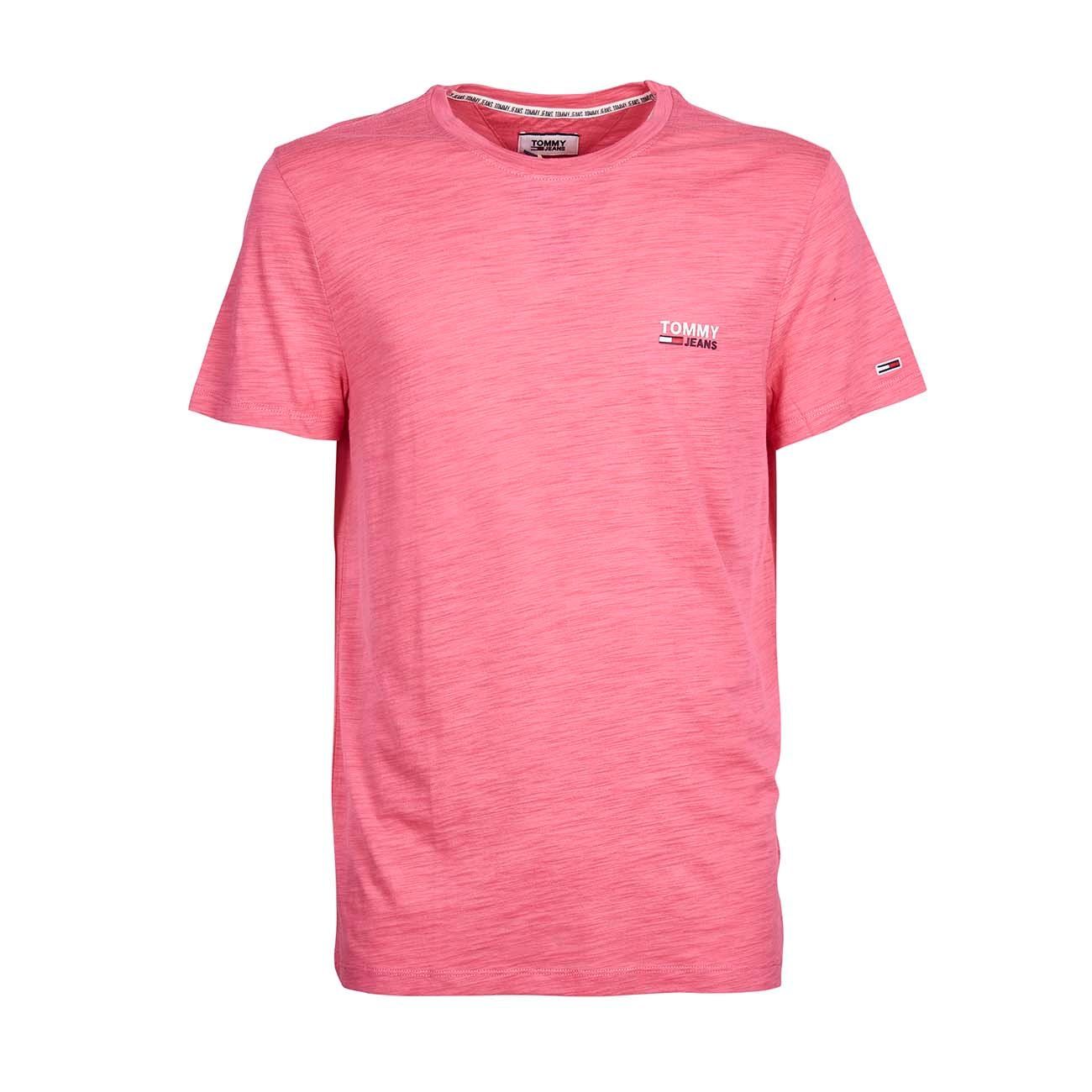 Pink tommy outlet jeans t shirt