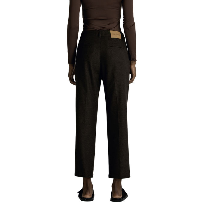 FLANNEL TROUSERS Brown