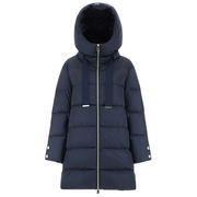 FLARED DOWN JACKET Donna New Blue  FLARED DOWN JACKET Donna New Blue