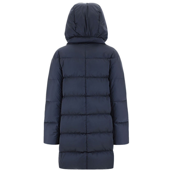 FLARED DOWN JACKET Donna New Blue