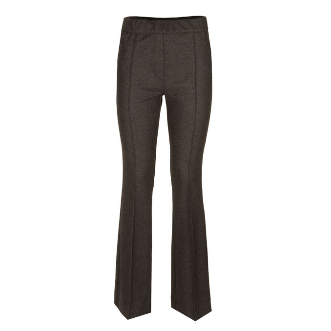 FLARED TROUSERS Woman Anthracite