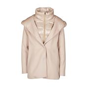 FLARED WOOL DOWN JACKET Woman Chantilly FLARED WOOL DOWN JACKET Woman Chantilly