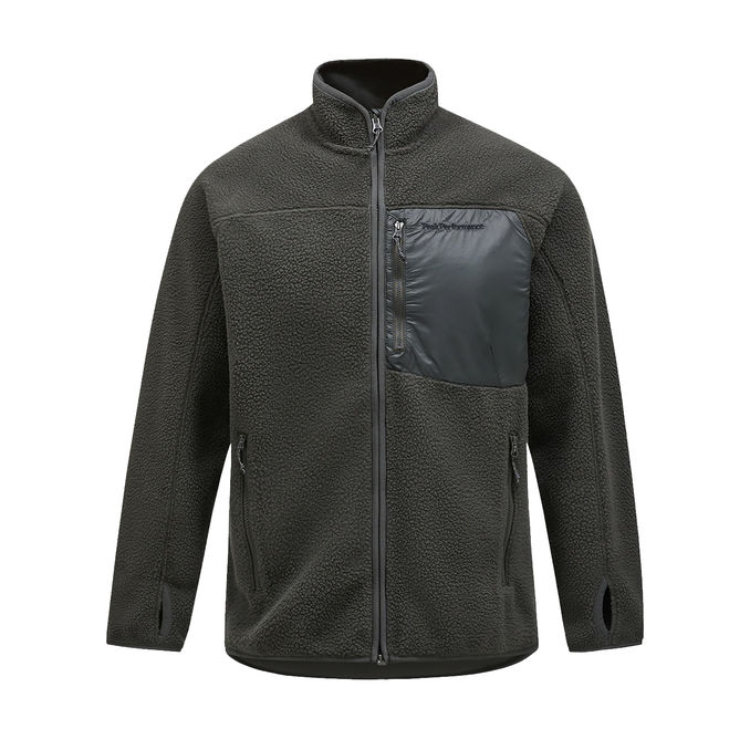 FLEECE JACKET Man Olive Extreme