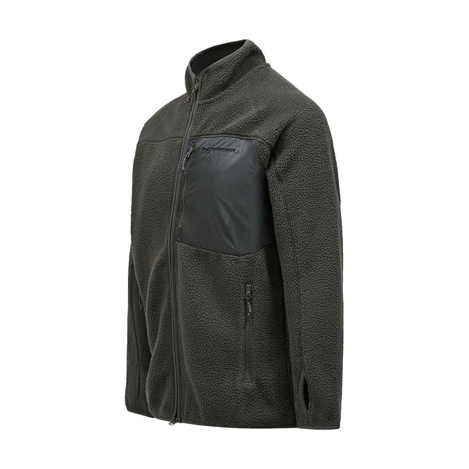 FLEECE JACKET Man Olive Extreme