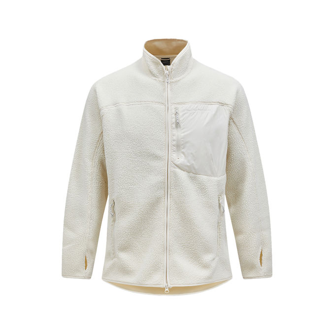 FLEECE JACKET Man Vintage White