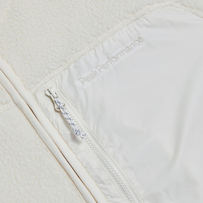 FLEECE JACKET Man Vintage White