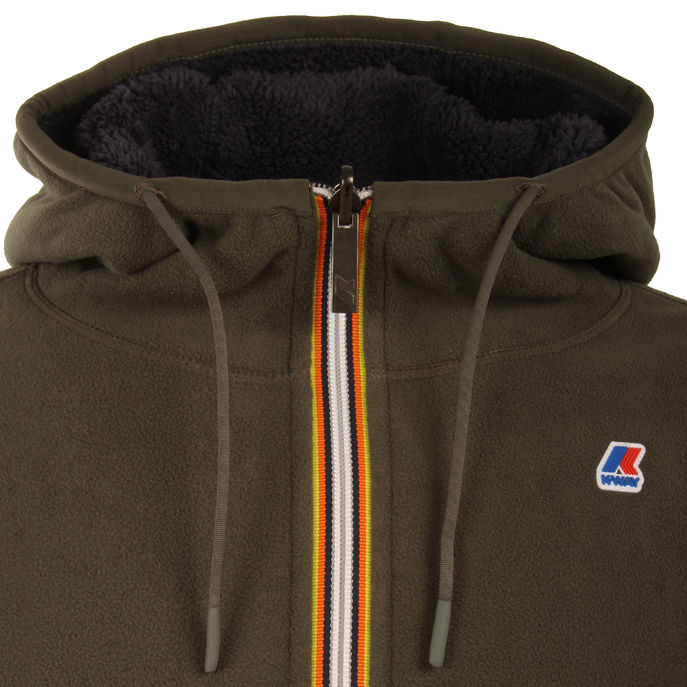 FLEECE JACQUES POLAR DOUBLE Man Green Blackish