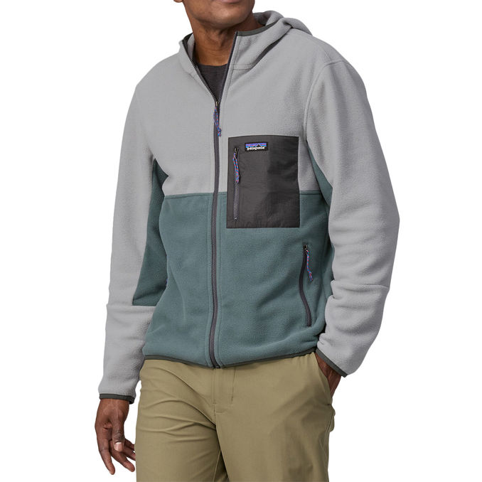 FLEECE MICRODINI Uomo Noveau Green Salt Grey