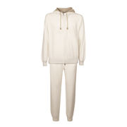 FLEECE TRACKSUIT Man Offwhite 
