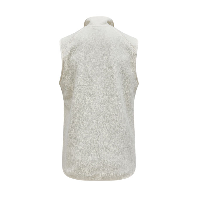 FLEECE VEST Man Vintage White