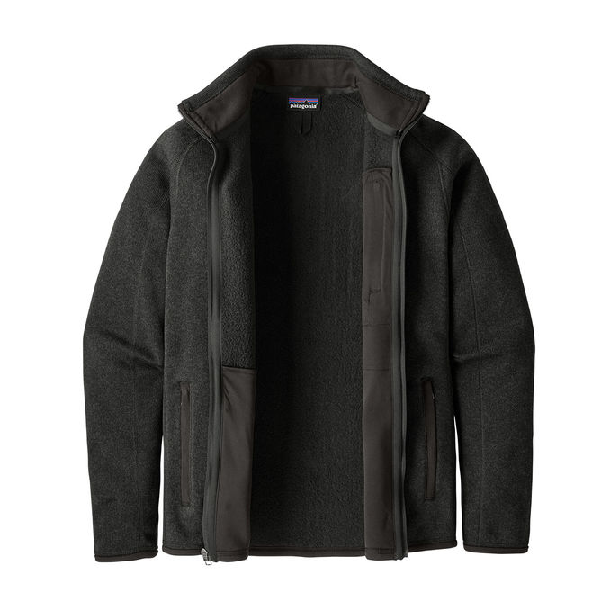 FLEEECE FULL ZIP JACKET Man Black