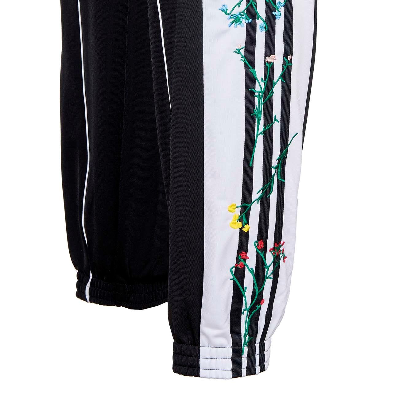ADIDAS FLORAL TRACK PANTS EMBROIDERED 