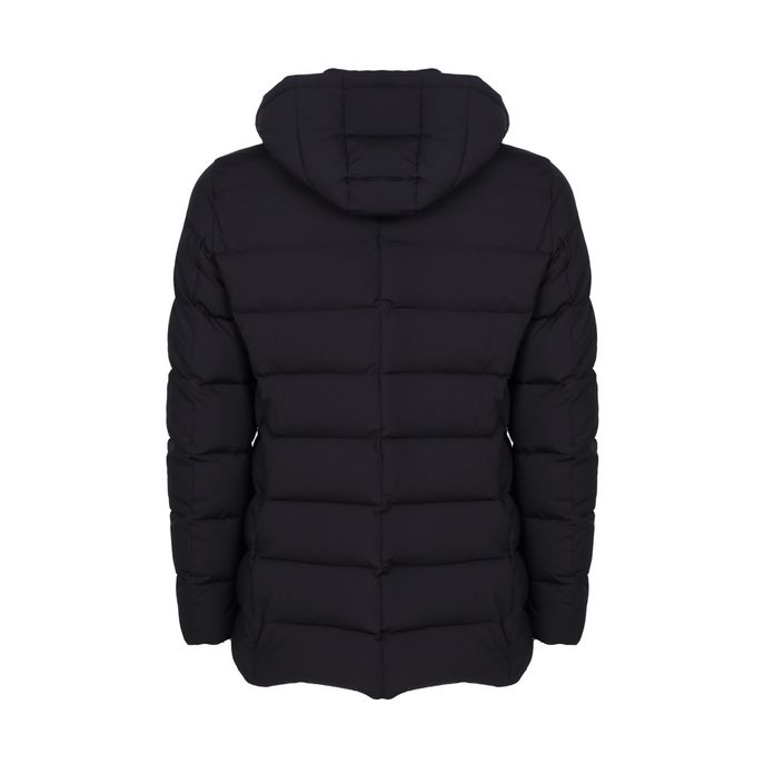 FLORIO DOUBLE BREASTED DOWN COAT Man Dark blue