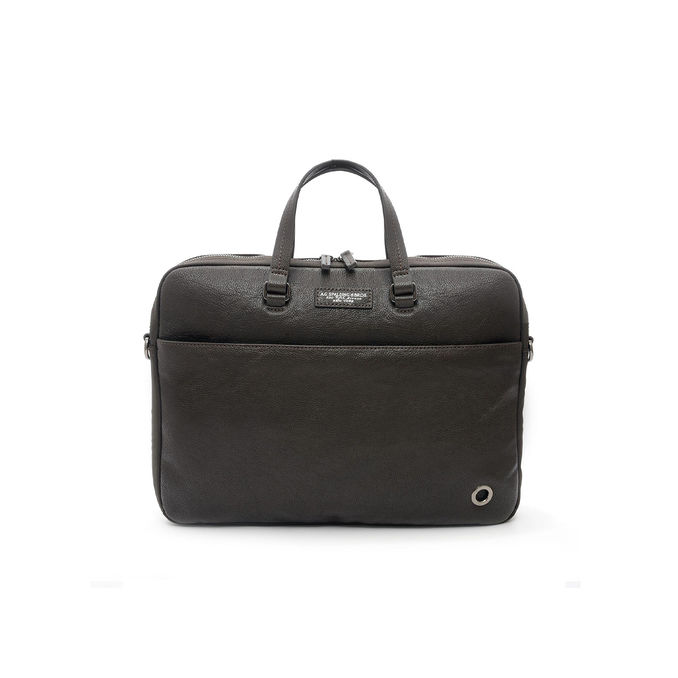 FOLDER 1 ZIP STEEL RIVET Unisex Brown